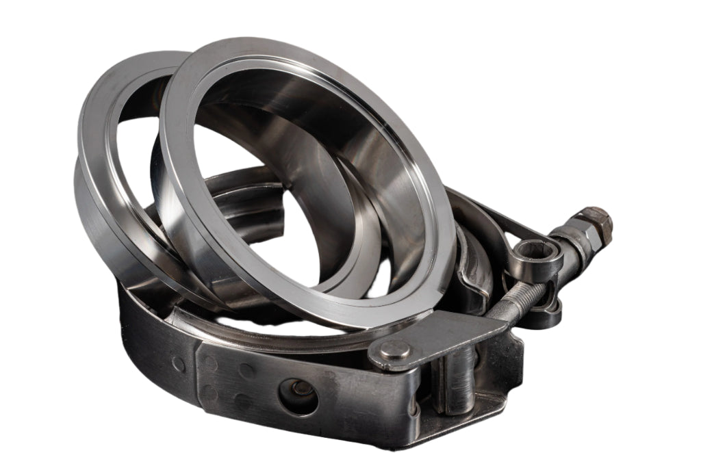 3.0" Stainless Steel V-Band Flange Assembly with Clamp