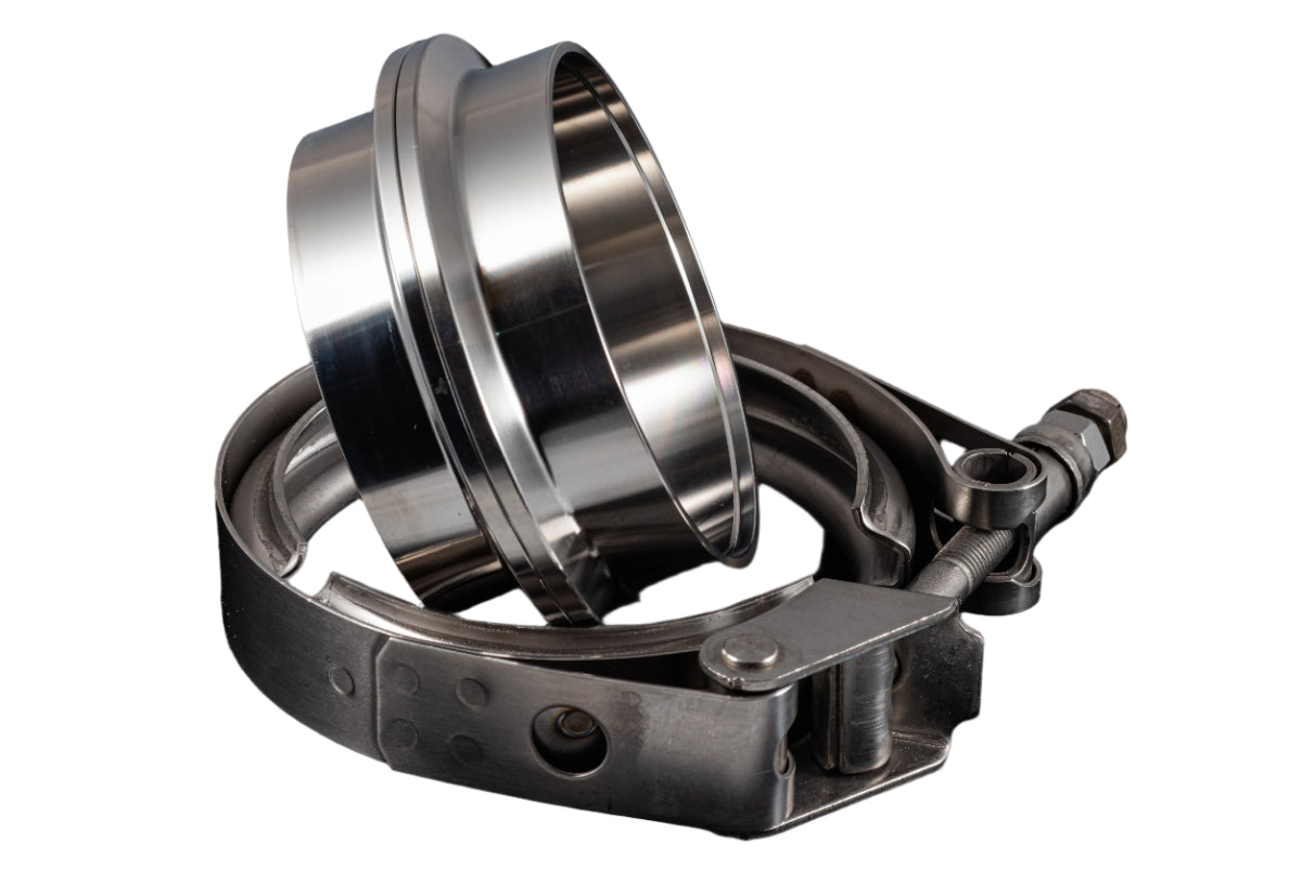 6.0" Stainless Steel V-Band Flange Assembly with Clamp