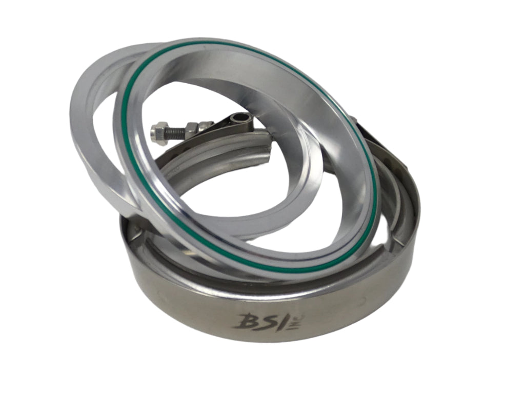 5.0" Aluminum V-Band Flange Assembly with Clamp
