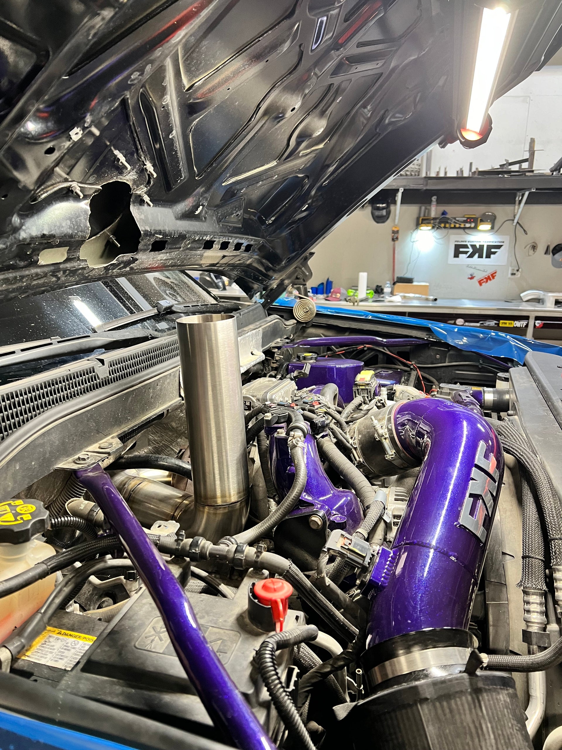 2017-2025 L5P Duramax Hood Stack Kit