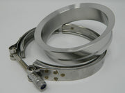 5.75" S400 T6 Chassis Marmon Downpipe Flange W/Clamp - Black Sheep Industries Inc.
