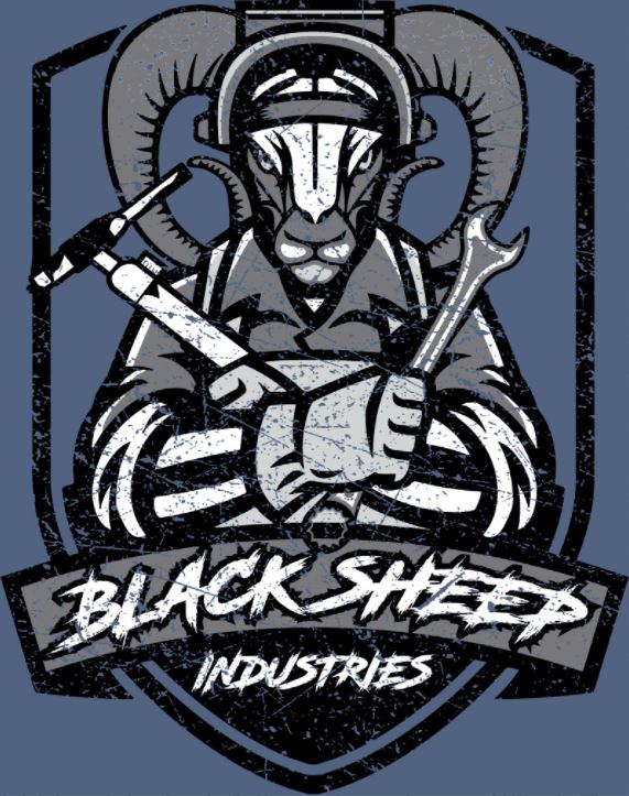 Blue Short Sleeve T-Shirt - Black Sheep Industries Inc.