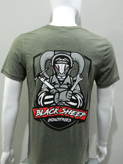 Green Heather Short Sleeve T-Shirt - Black Sheep Industries Inc.