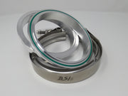2.5" Aluminum V-Band Flange Assembly with Clamp - Black Sheep Industries Inc.