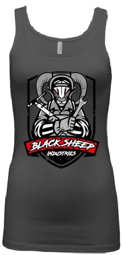 Ladies Grey BSI Tank - Black Sheep Industries Inc.
